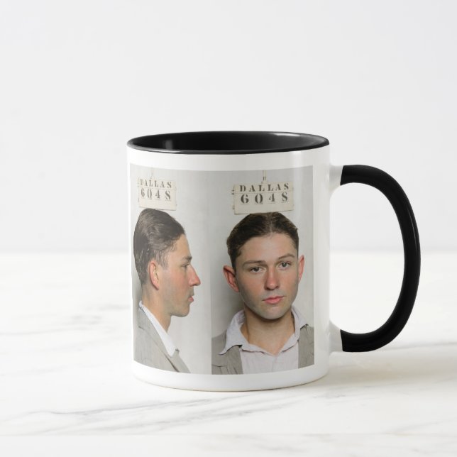 Clyde Champion Barrow arresterad Dallas omkring 19 Mugg (Höger)