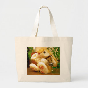 Clyde da Bunny Large Tote Bag Jumbo Tygkasse