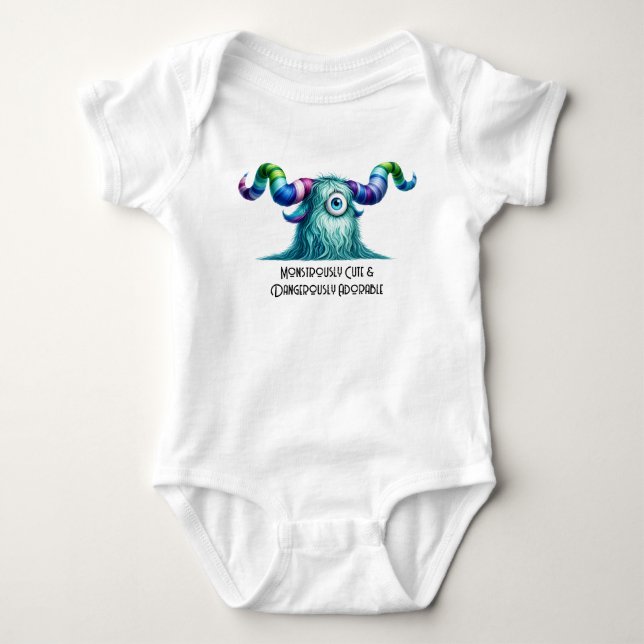 Clyde – Det storögda nyfikna monstret T Shirt (Framsida)