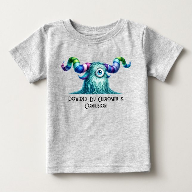 Clyde – Det storögda nyfikna monstret T Shirt (Framsida)