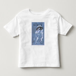 Clyde Fitch Underbarare komedi, "Girls"-teater T Shirt