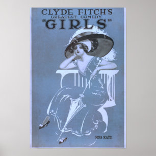 Clyde Fitchs mest underbar komedi, "flicka" Poster