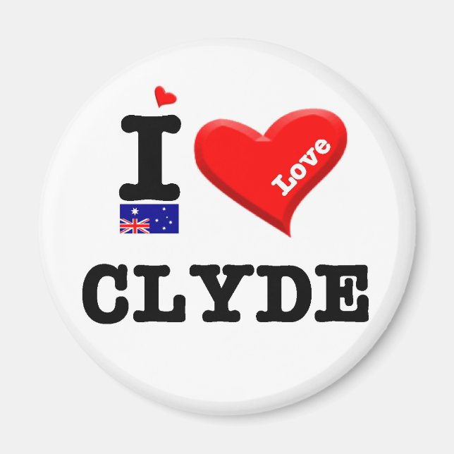 CLYDE - I Kärlek Magnet (Framsidan)