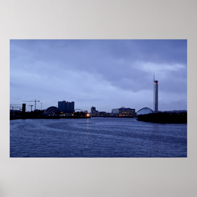 Clyde i kväll poster (Framsidan)