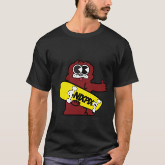 Clyde med den Nixpix Skateboardlogotypen Tee Shirt