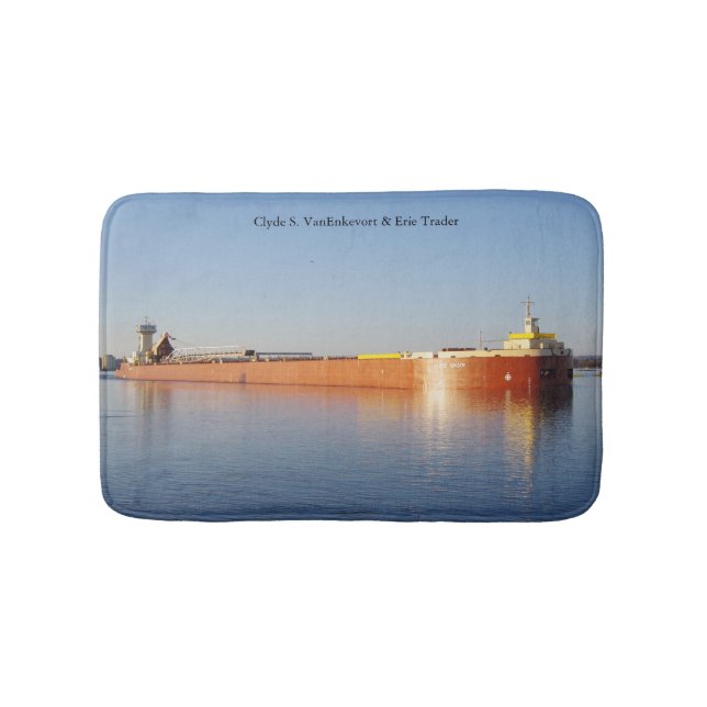 Clyde S. VanEnkevort & Erie Trader Bath Mat Badrumsmatta (Framsidan)