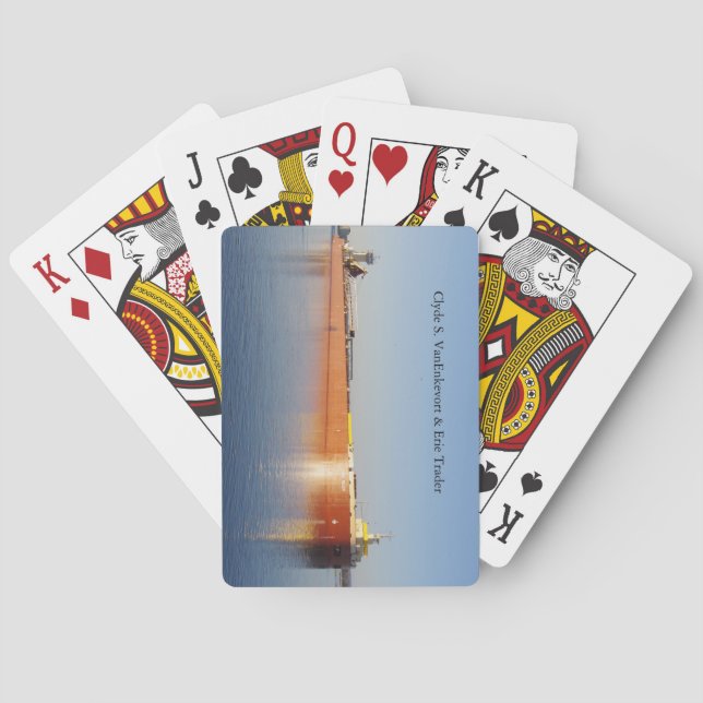 Clyde S. VanEnkevort & Erie Trader-kort Casinokort (Baksidan)