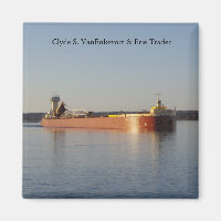 Clyde S. VanEnkevort & Erie Trader magnet