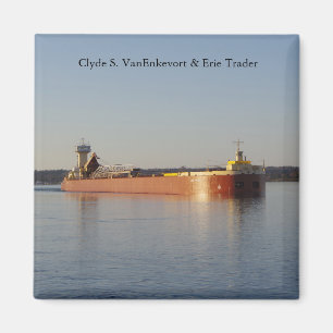 Clyde S. VanEnkevort & Erie Trader magnet