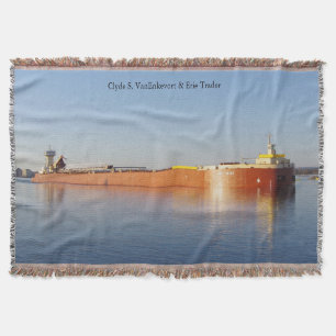 Clyde S. VanEnkevort & Erie Trader throw filte Filt