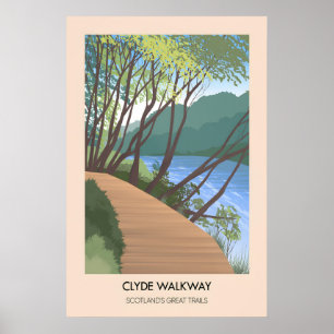 Clyde Walkway Scotlands Great Trails Affisch