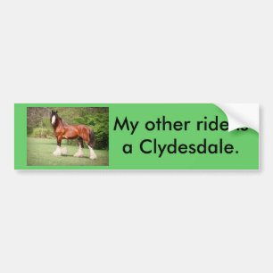 Clydesdale bildekal