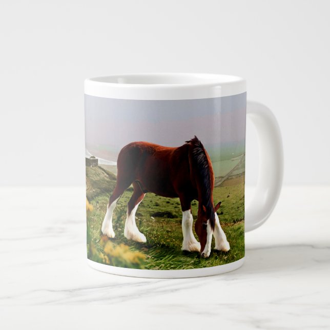 Clydesdale Castle Jumbo Mugg (Framsida höger)