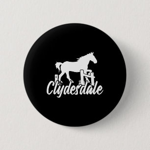 Clydesdale Draft Horse Pun Knapp