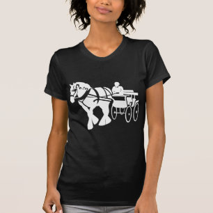 Clydesdale formulerar hästkörning t shirt