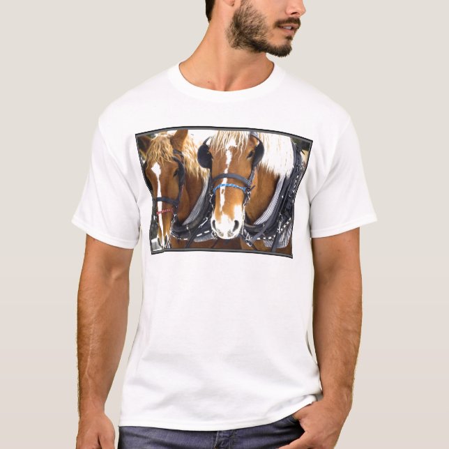 Clydesdale formulerar hästT-tröja Tee (Framsida)