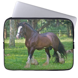 Clydesdale-häst Laptop Fodral