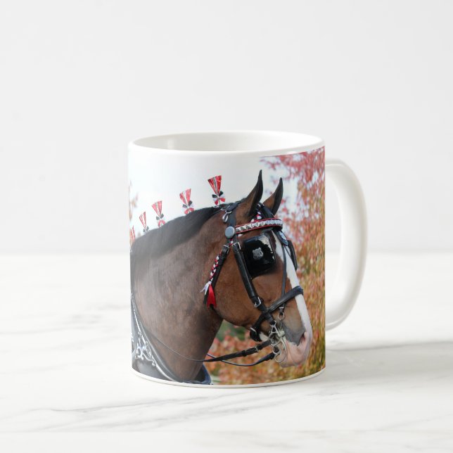 Clydesdale häst mugg (Framsida höger)
