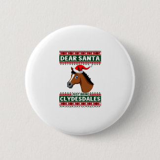 Clydesdale Horse Christmas Ugly Xmas Sweater Eques Knapp