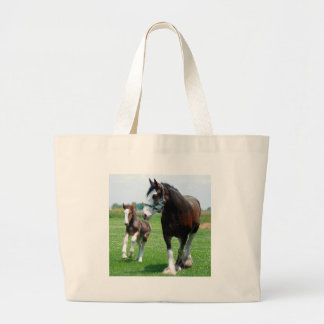 Clydesdale och ungsto jumbo tygkasse