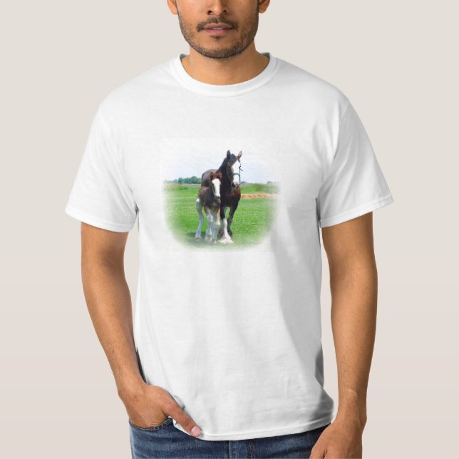 Clydesdale och ungsto tee (Framsida)