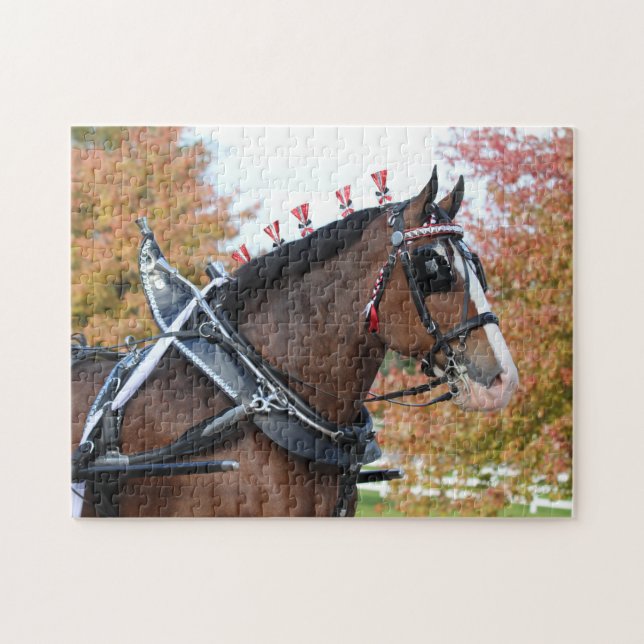 Clydesdale puzzle pussel (Horisontell)
