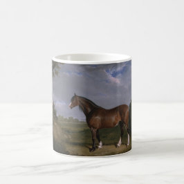 Clydesdale Stallion (Thoroughborn Horse) (djur) Kaffemugg