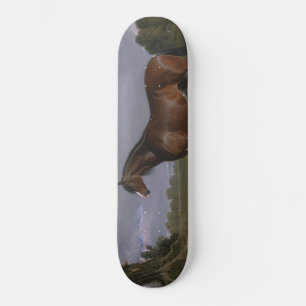 Clydesdale Stallion (Thoroughborn Horse) (djur) Mini Skateboard Bräda 18,5 Cm