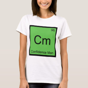 Cm - Konfidensman Kemiskt Elementsymbol T-shirt