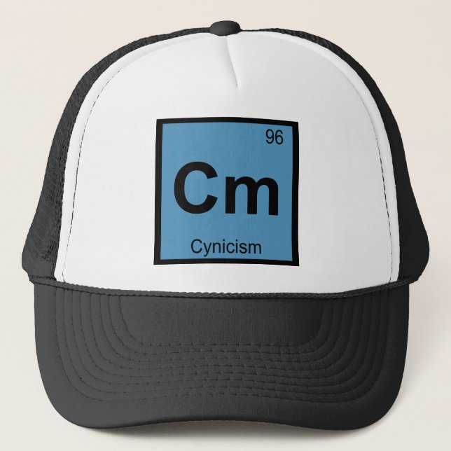 Cm - Kynism Filosofi Kemisymbol Keps (Framsida)