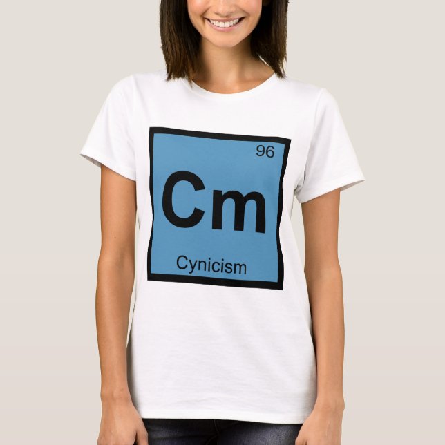Cm - Kynism Filosofi Kemisymbol Tröja (Framsida)