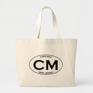 Cm - Nya Cape May - jerseyOvallogotyp Jumbo Tygkasse