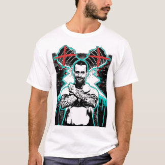 Cm Punk T-ShirtCM PUNK 'X' (BADART) T Shirt