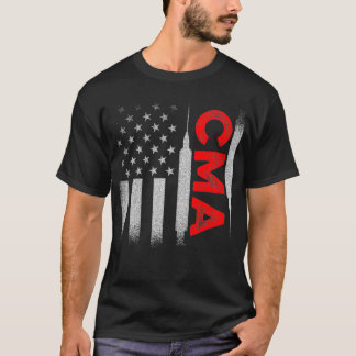 CMA Auktoriserad Medical Assistant Assisting _46 T Shirt