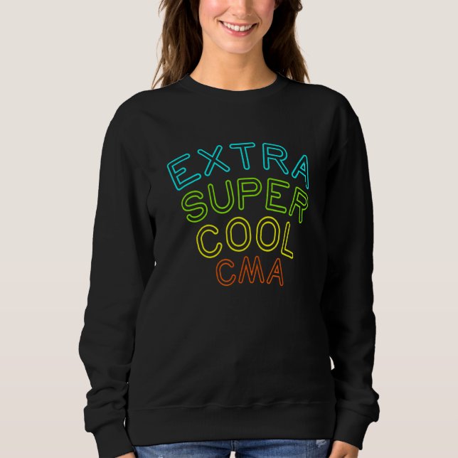 Cma Extra Cool Certifierad Medicinsk Assistent T Shirt (Framsida)