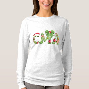 CMA jultröja Certifierad medicinsk assistent T Shirt