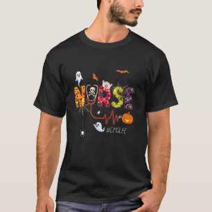 Cma Nurse Halloween Ghost Spider Auktoriserad Medi T Shirt