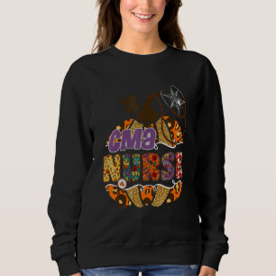 Cma Nurse Stethoscope Nursing Halloween Pumpkin Le T Shirt