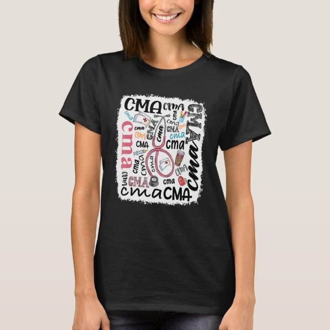Cma Typografi T Shirt (Framsida)