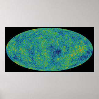 CMBR för omfärgad Planck Poster