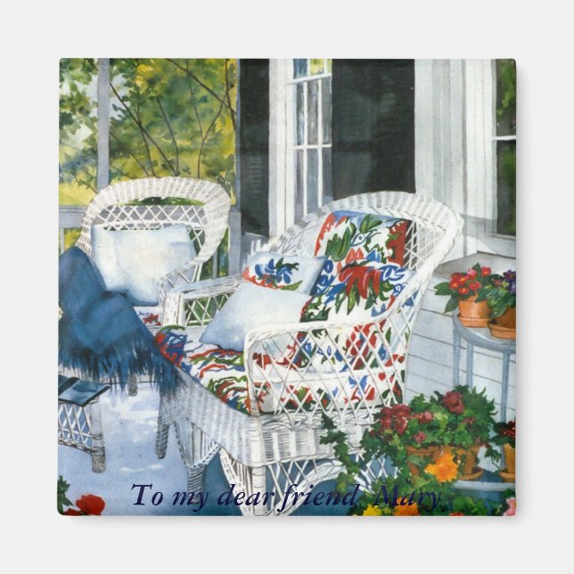 CMCarlson Back Porch Magnet (Framsidan)