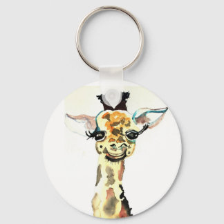 CMCarlson Cute Giraffe Keychain Nyckelring