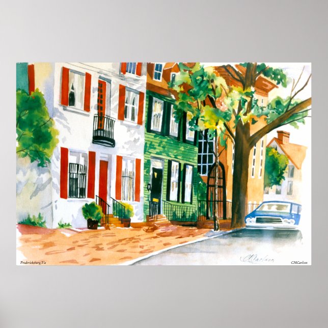 CMCarlson Fredericksburg,Va, Poster (Framsidan)