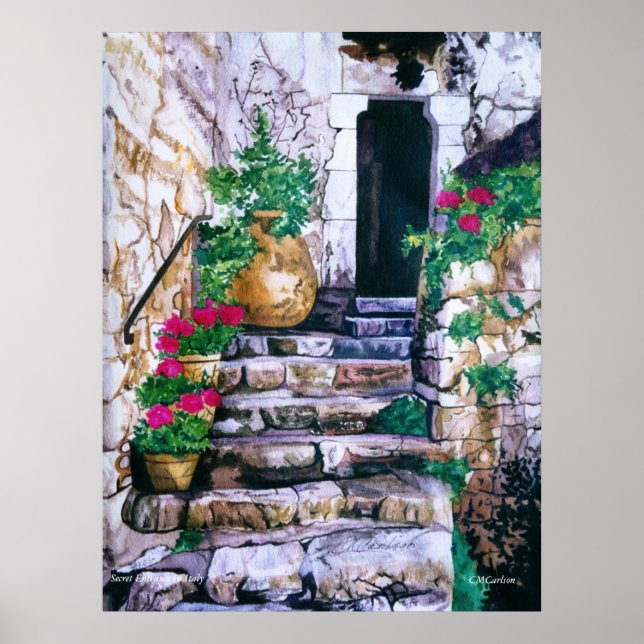 CMCarlson Secret Entrance in Italien Poster (Framsidan)