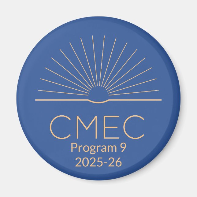 CMEC Fridge Magnet - Program 9 (Framsidan)