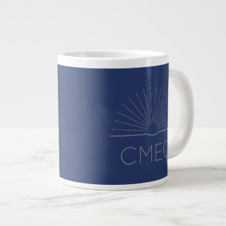 CMEC Jumbo Coffee Mugg - 20 oz, marin med grått Jumbo Mugg