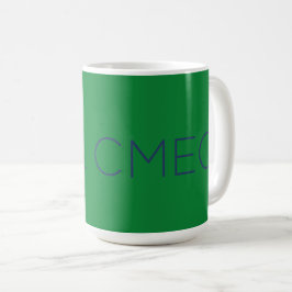 CMEC-kaffe Mugg - 15 oz, grönt med flotta
