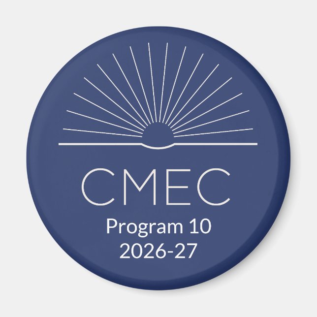 CMEC Kylskåpsmagnet - Program 10 (Framsidan)