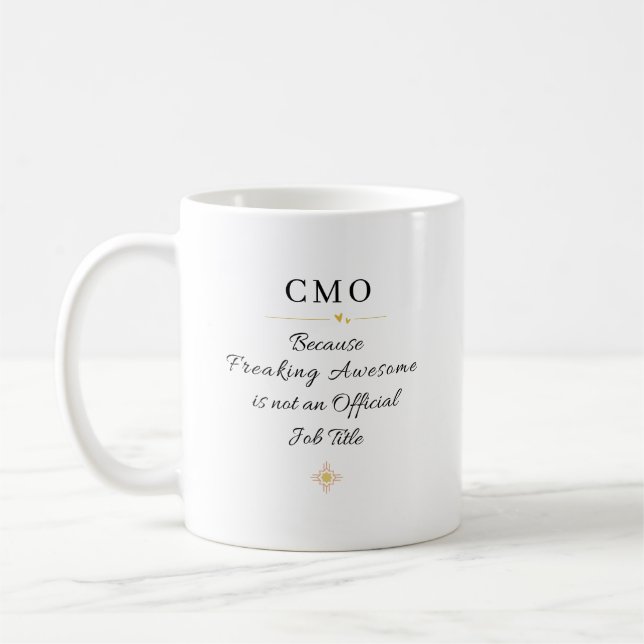 CMO-kontorets citat Kaffemugg (Vänster)