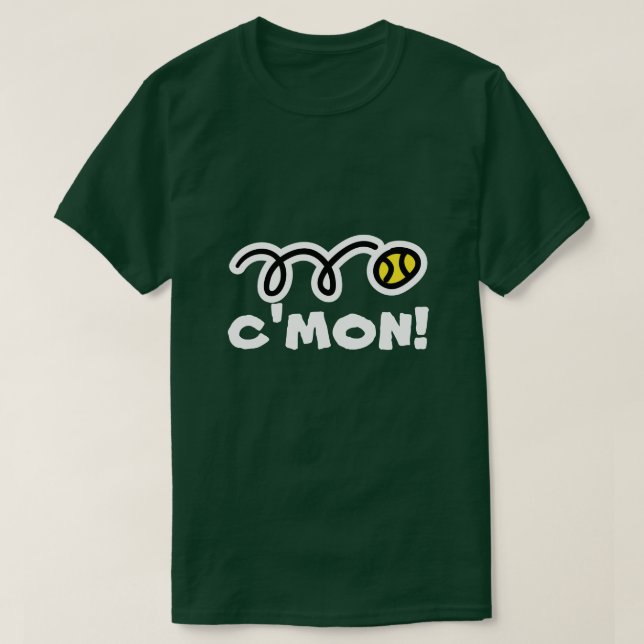 C'mon Tennis Tee (Design framsida)